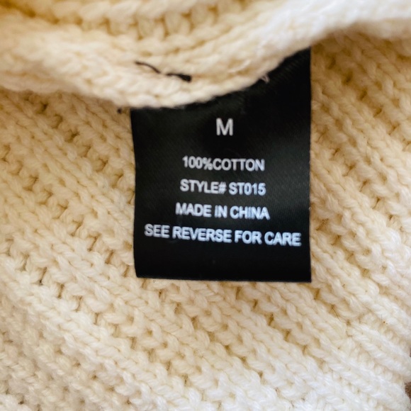 Cream Fall Sweater - Picture 4 of 5